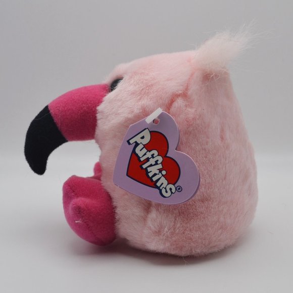 Flo the Flamingo Puffkins by Swibco Style 6644 Bean Bag Plush - Picture 3 of 8